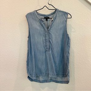 J Crew Denim tank top shirt
